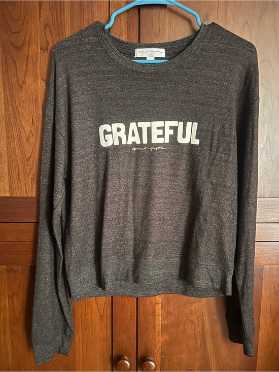 Spiritual Gangster Sweaters - Grateful Graphic Crewneck Sweater - Spiritual Gangster